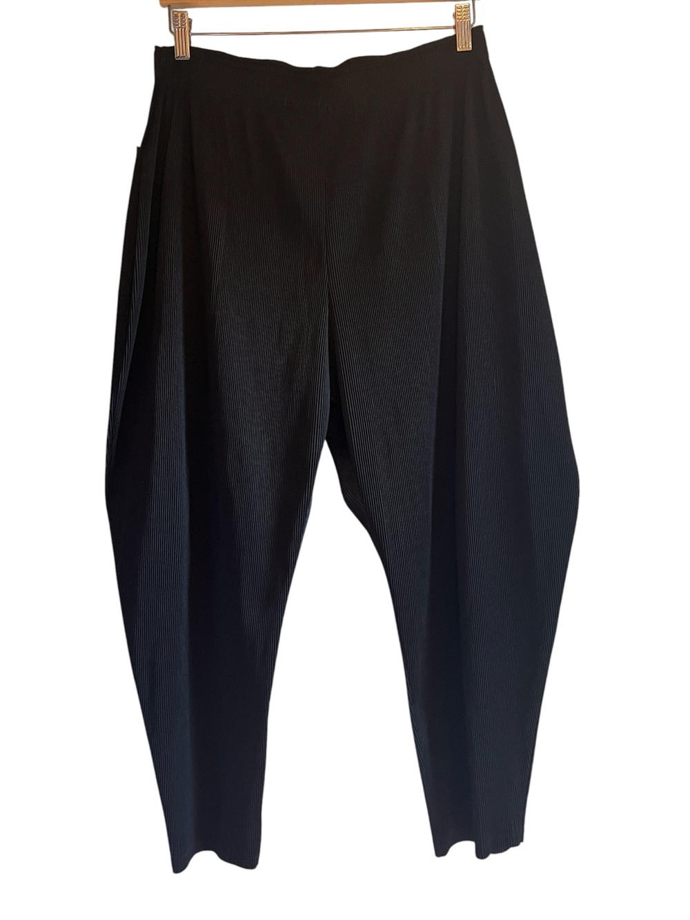 Weekend MaxMara Pleated Balloon Trousers in black size L excellent condition - Picture 2 of 15